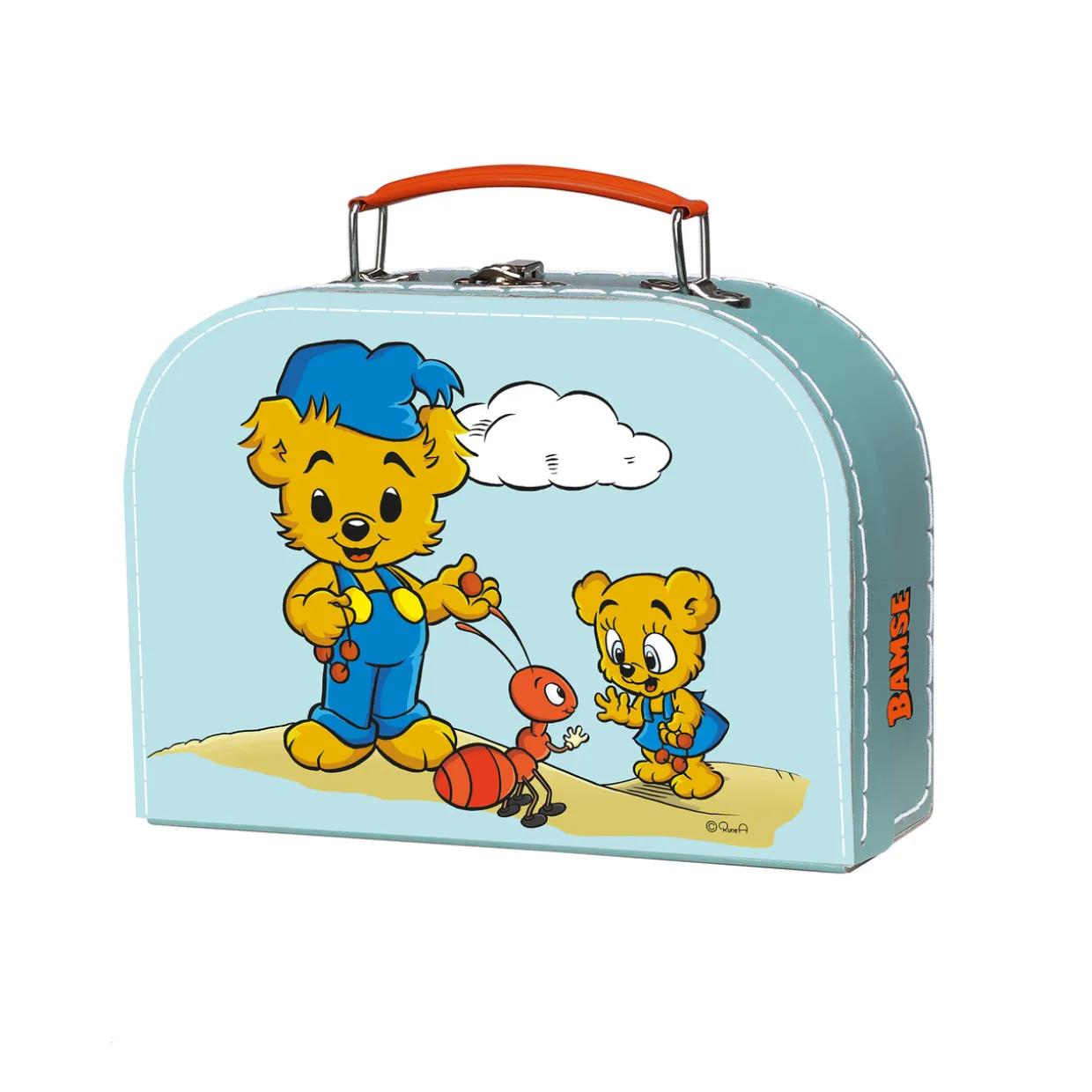BAMSE BARNVÄSKA PAPPVÄSKA TURKOS 25 CM