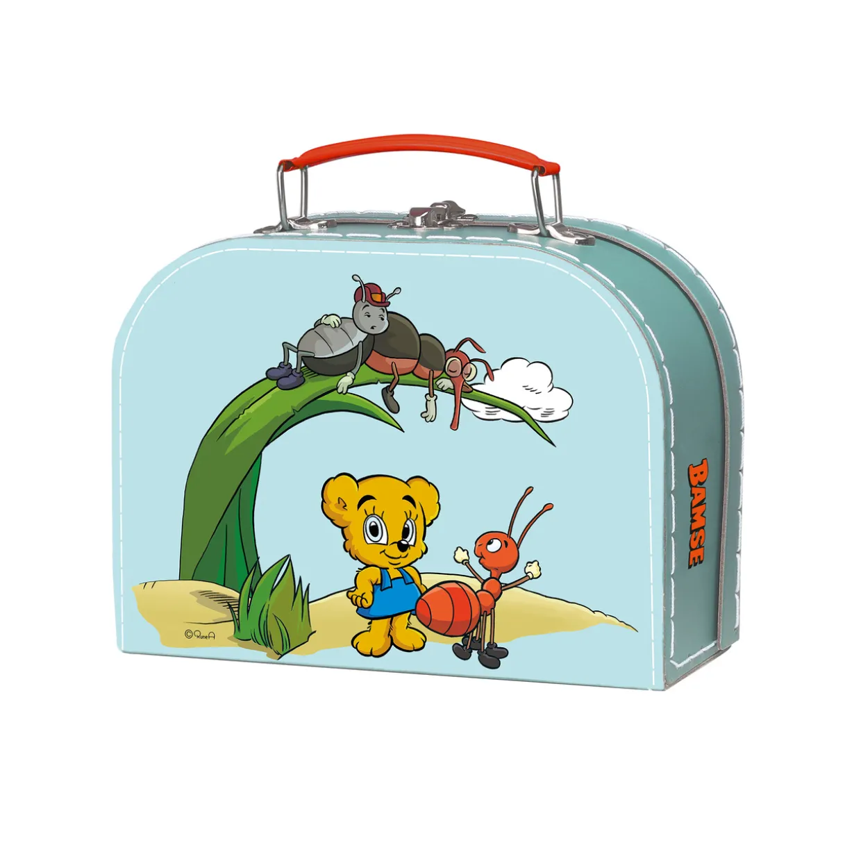 BAMSE BARNVÄSKA PAPPVÄSKA TURKOS 25 CM