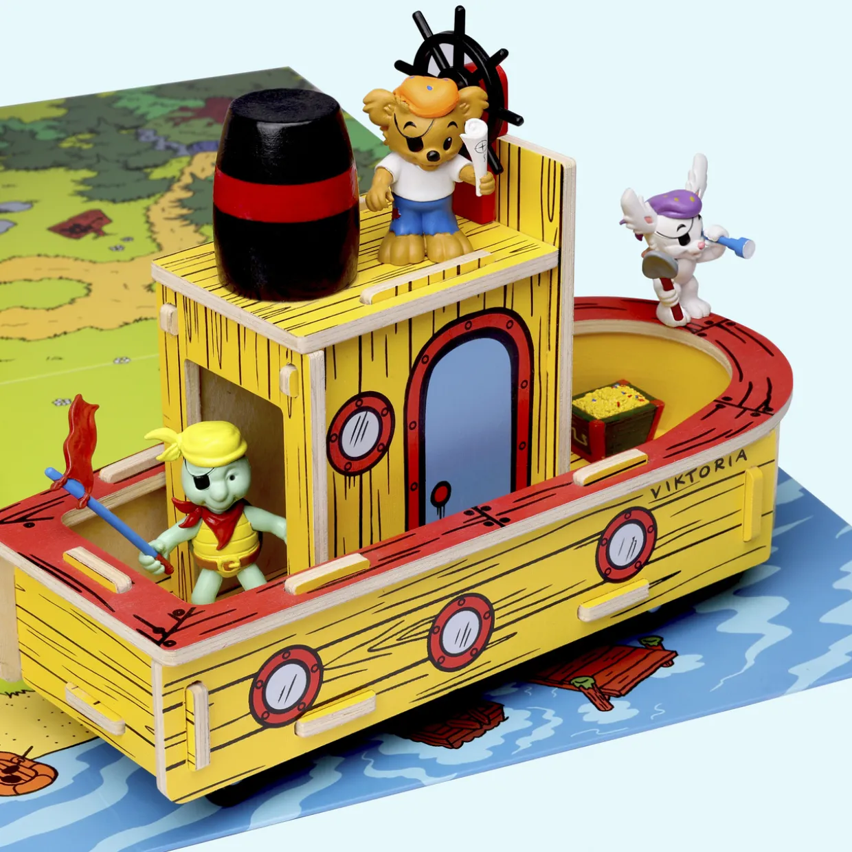 BAMSE FIGURSET SJÖRÖVARE