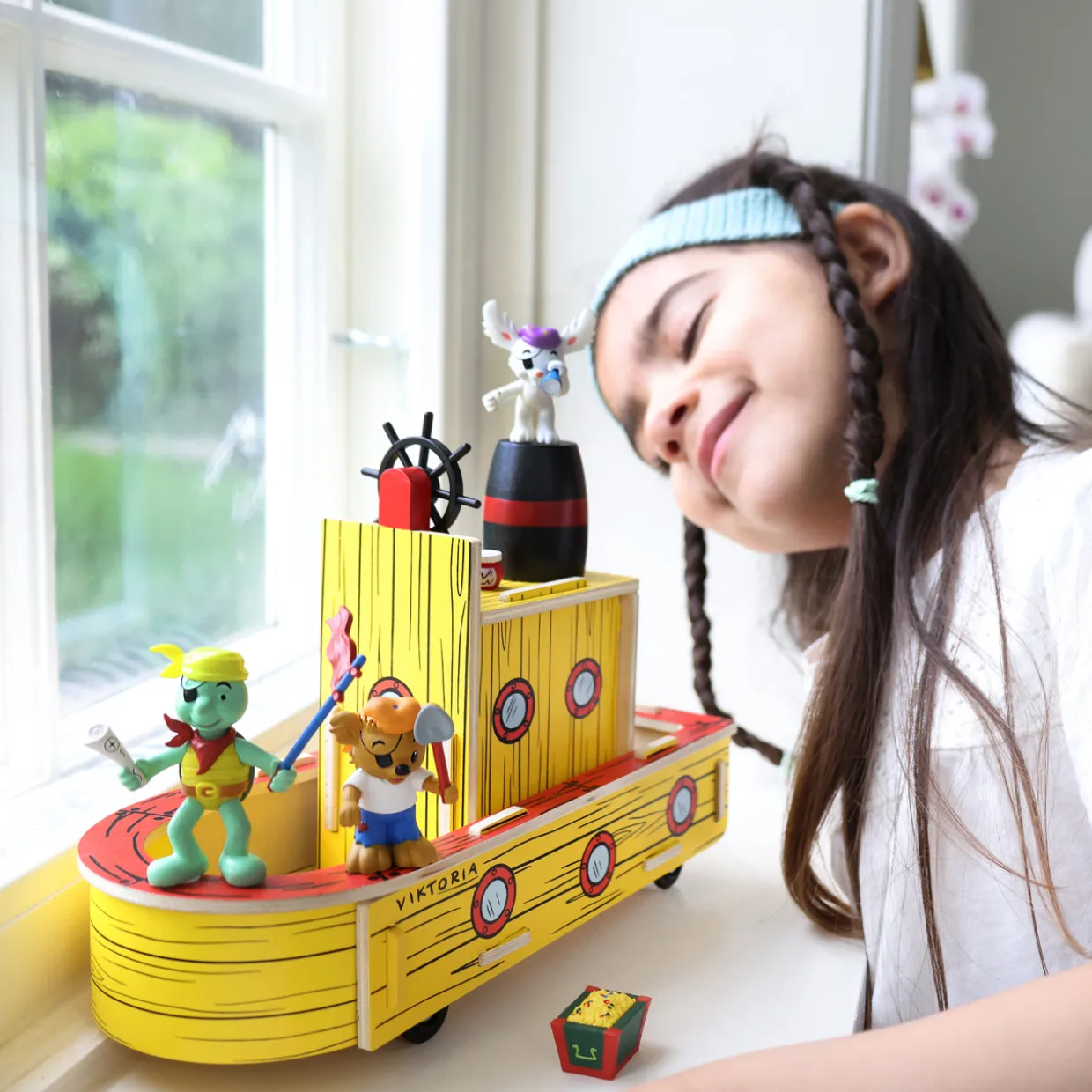 BAMSE FIGURSET SJÖRÖVARE