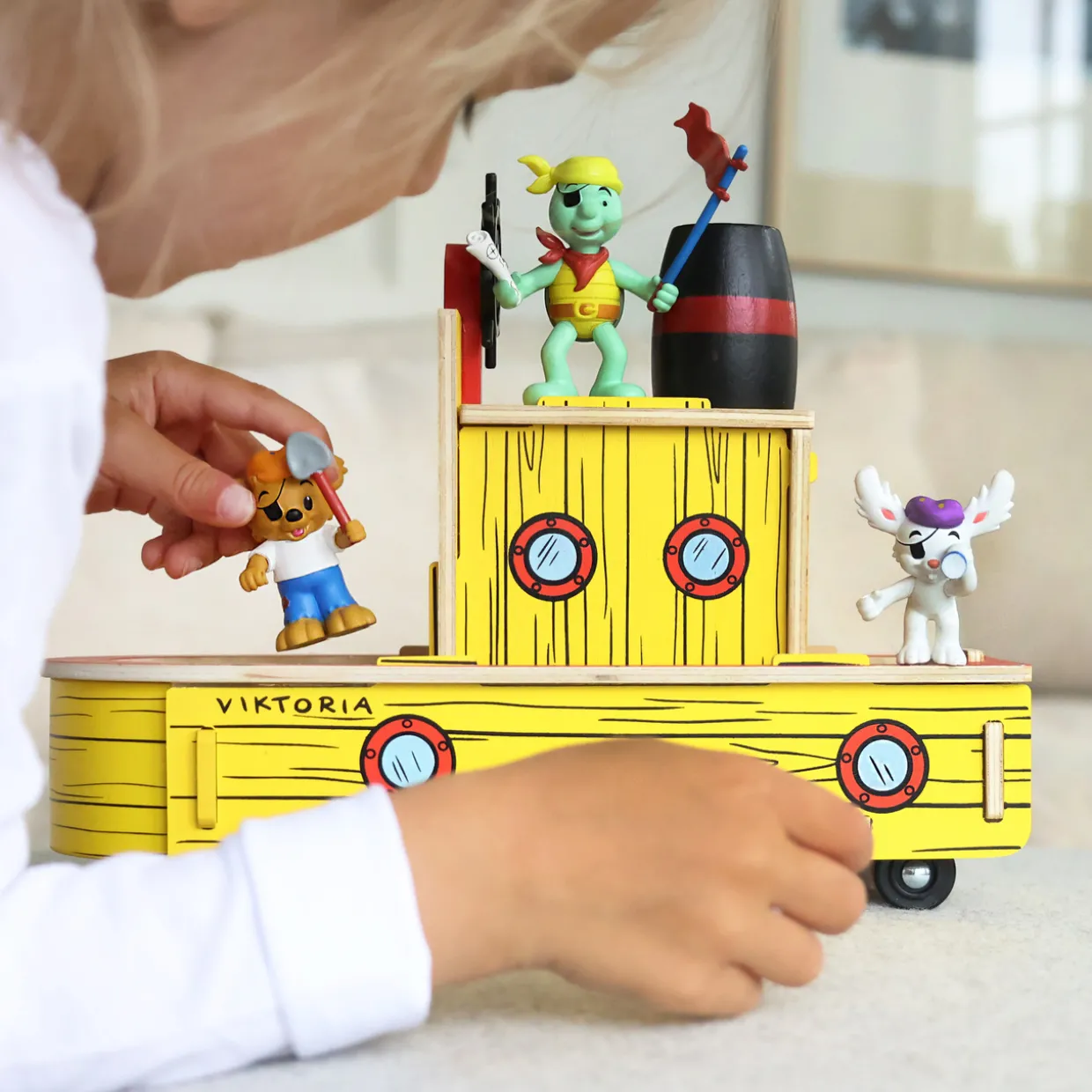 BAMSE FIGURSET SJÖRÖVARE