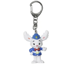 BAMSE LILLE SKUTT FIGUR MED NYCKELRING POLIS