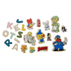 BAMSE MAGNETBOKSTÄVER OCH FIGURER
