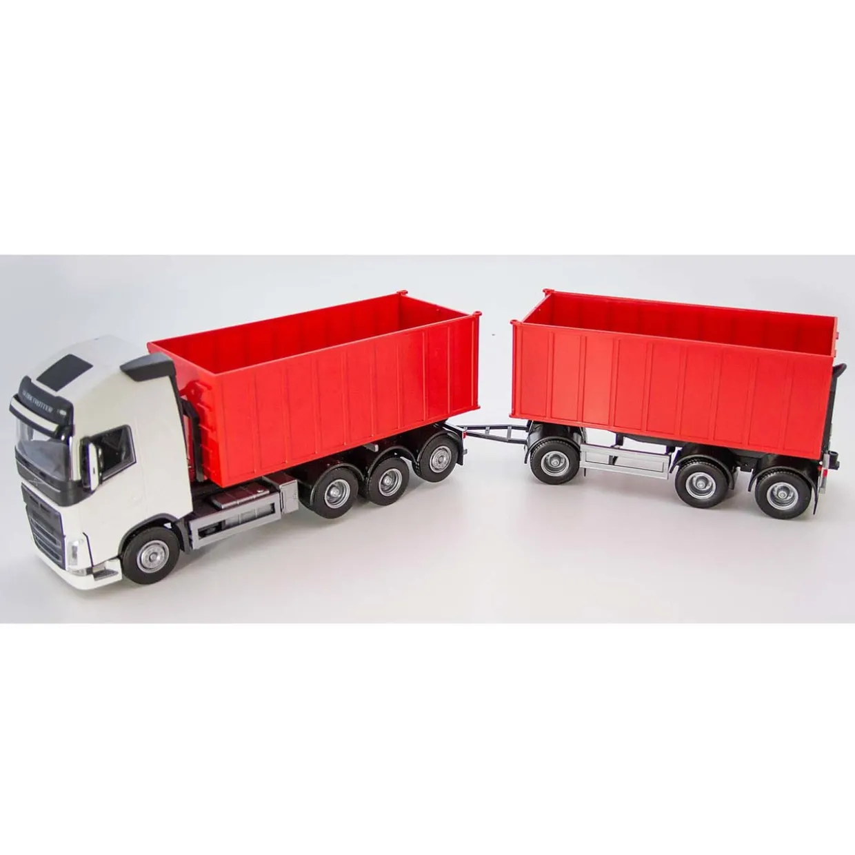 EMEK LEKSAKSBIL LASTBIL M. KROK-LYFT VOLVO VIT 1:25