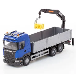 EMEK LEKSAKSBIL LASTBIL SCANIA BLÅ 1:25