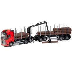 EMEK LEKSAKSBIL TIMMERBIL VOLVO FH16/750 RØD 1:25