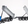 EMEK LEKSAKSBIL TIPPBIL MED VAGN SCANIA BLÅ 1:25