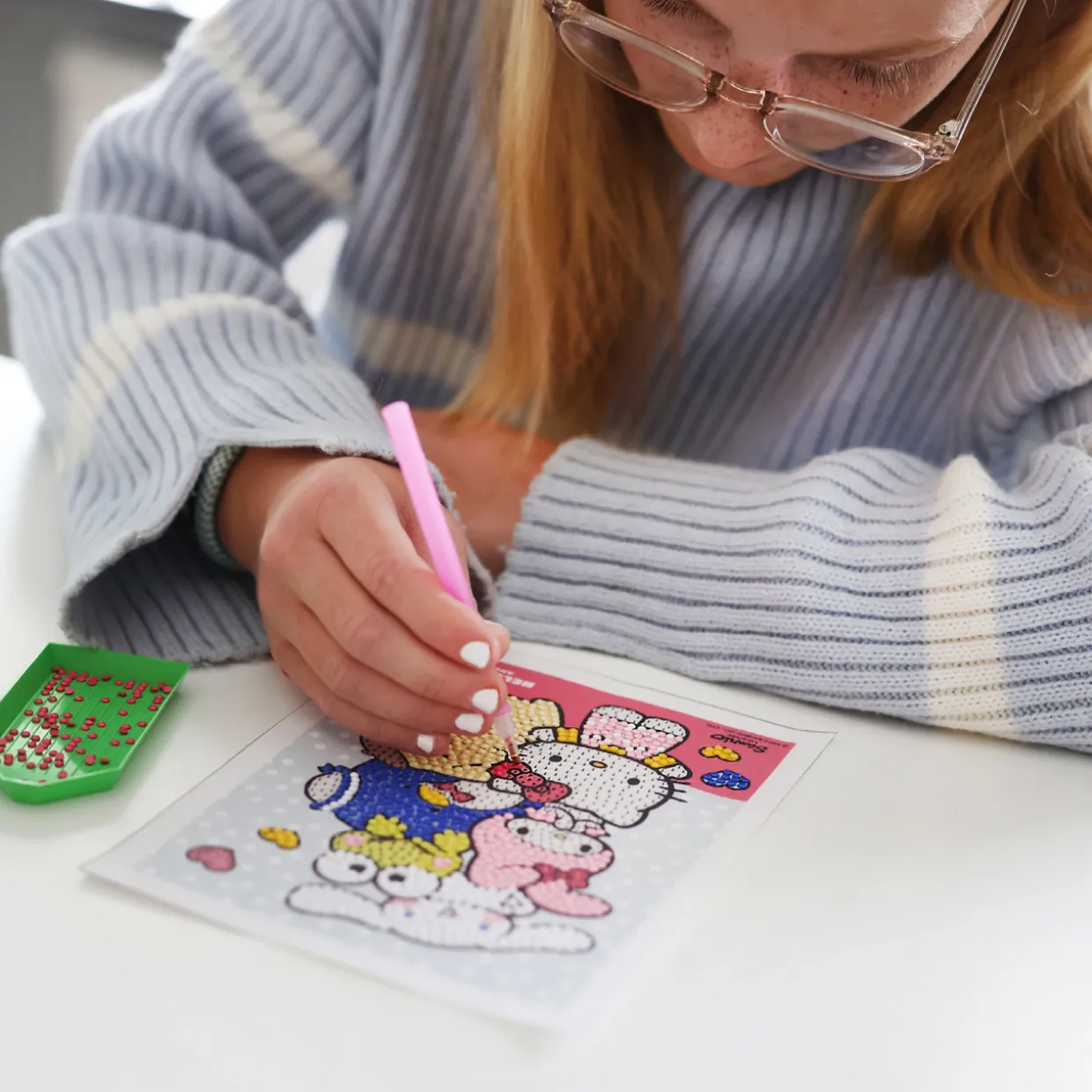 HELLO KITTY DIAMANTMÅLNING
