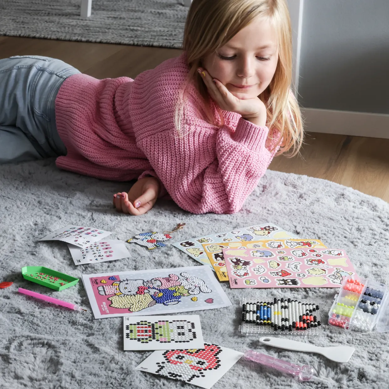 HELLO KITTY DIAMANTMÅLNING