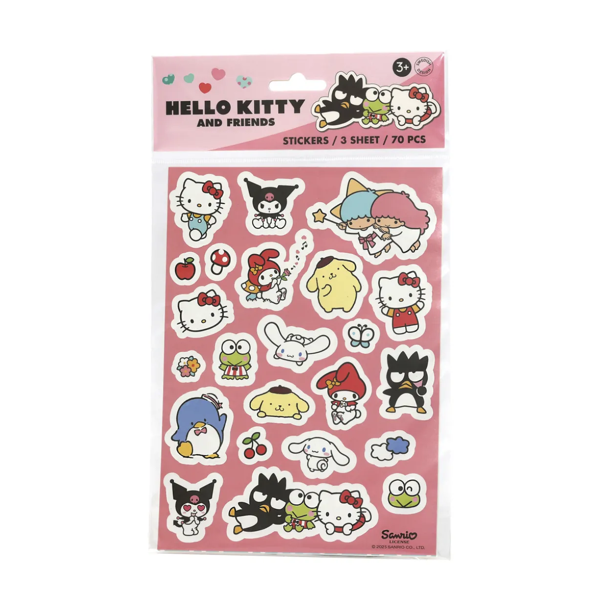 HELLO KITTY KLISTERMÄRKEN