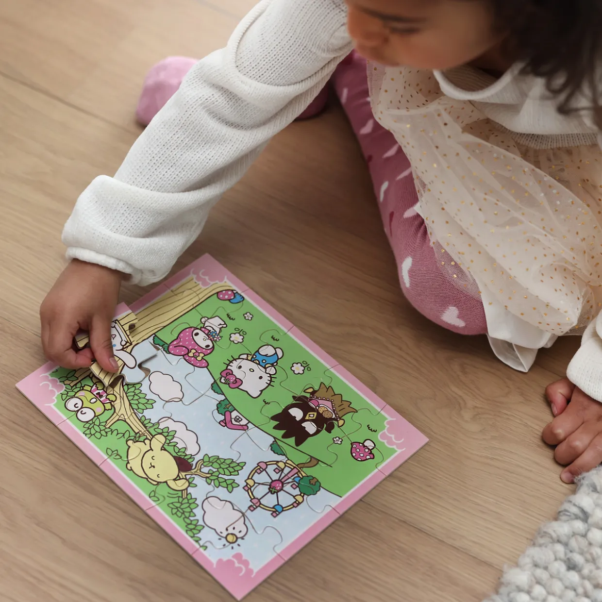 HELLO KITTY PUSSEL TRÄPUSSEL 20 BITAR