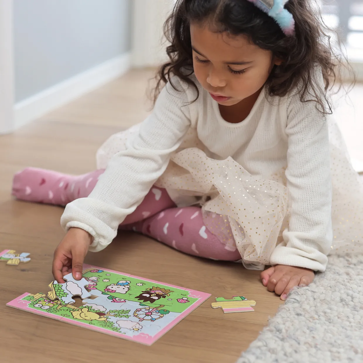 HELLO KITTY PUSSEL TRÄPUSSEL 20 BITAR
