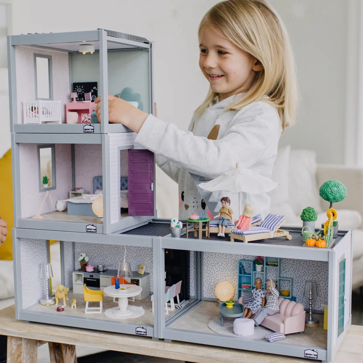 LUNDBY DOCKHUS 1 RUM 33 CM