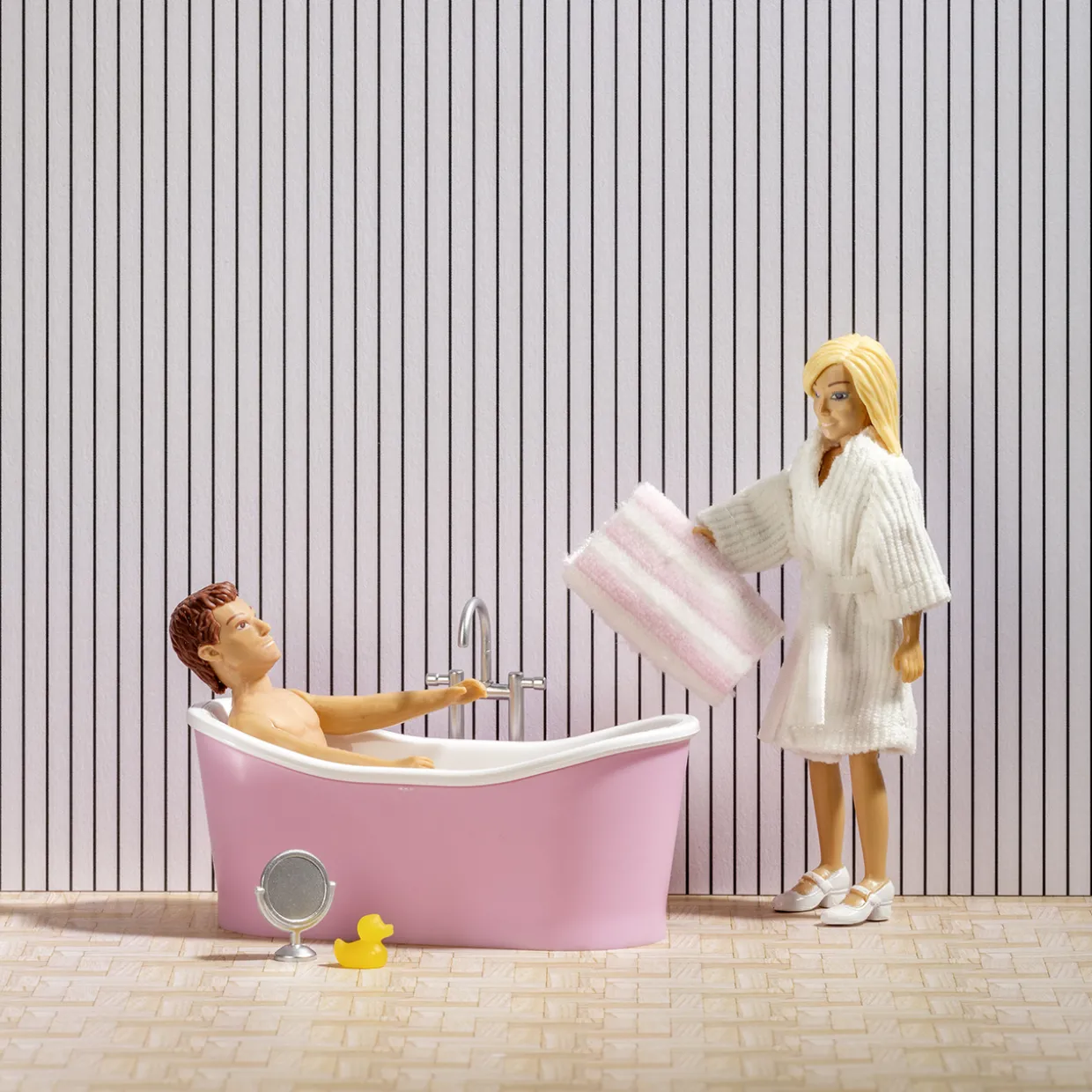 LUNDBY DOCKHUSMÖBLER BADKARSSET