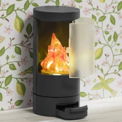 LUNDBY DOCKHUSMÖBLER KAMINSET MED BELYSNING