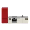 LUNDBY DOCKHUSMÖBLER KÖK KYLSKÅP, SPIS & DISKHO BASIC