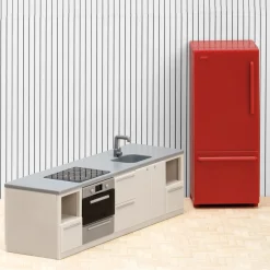 LUNDBY DOCKHUSMÖBLER KÖK KYLSKÅP, SPIS & DISKHO BASIC