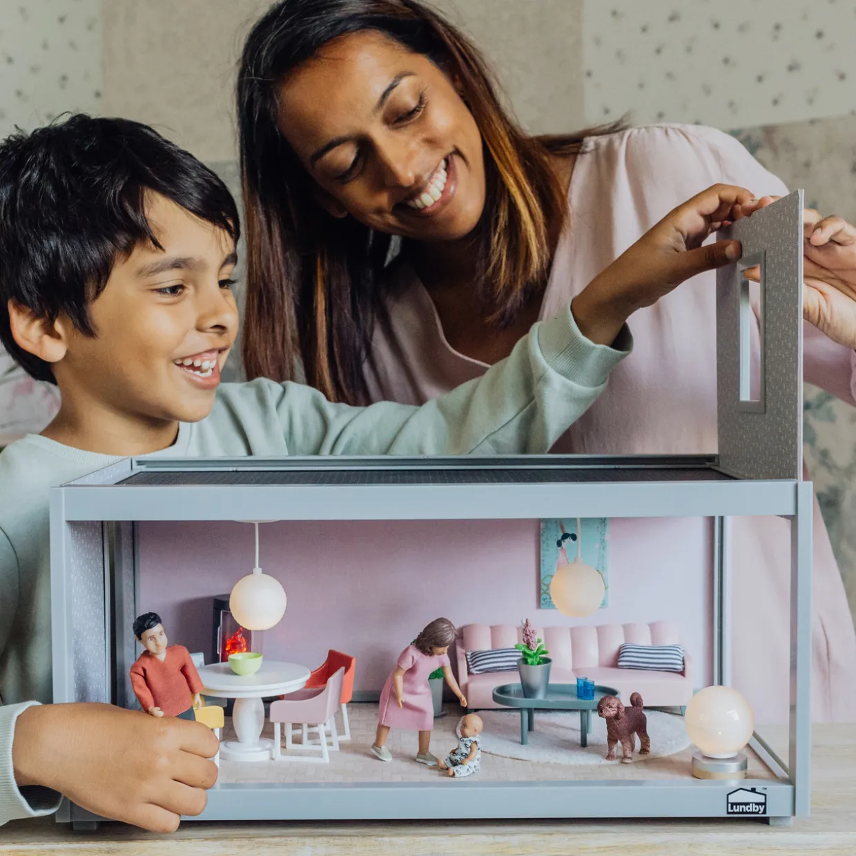 LUNDBY DOCKHUSMÖBLER VARDAGSRUMSSET BASIC