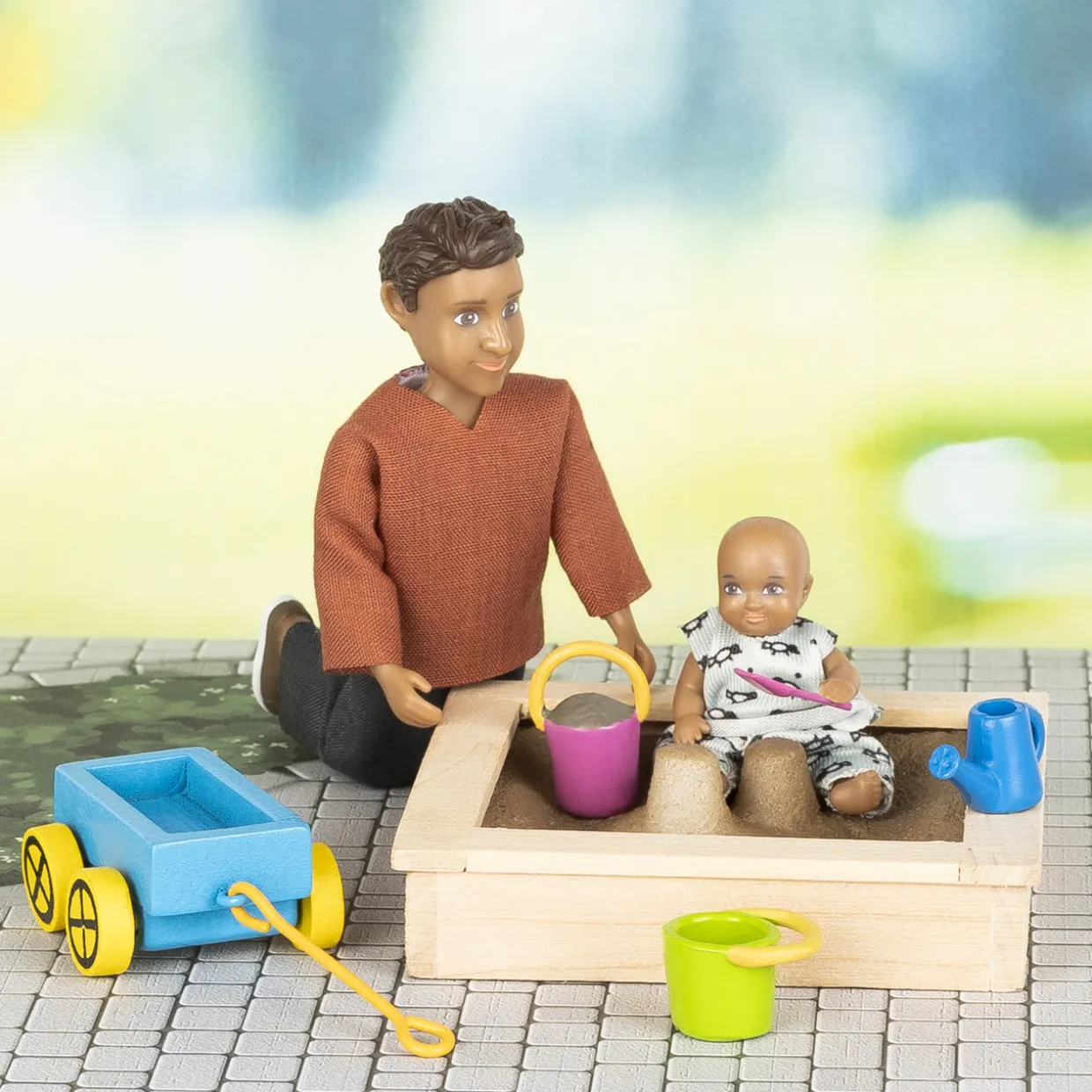 LUNDBY DOCKHUSTILLBEHÖR SANDLÅDESET