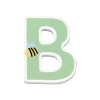 MICKI B - BOKSTAV & STICKERS MED OLIKA MÖNSTER