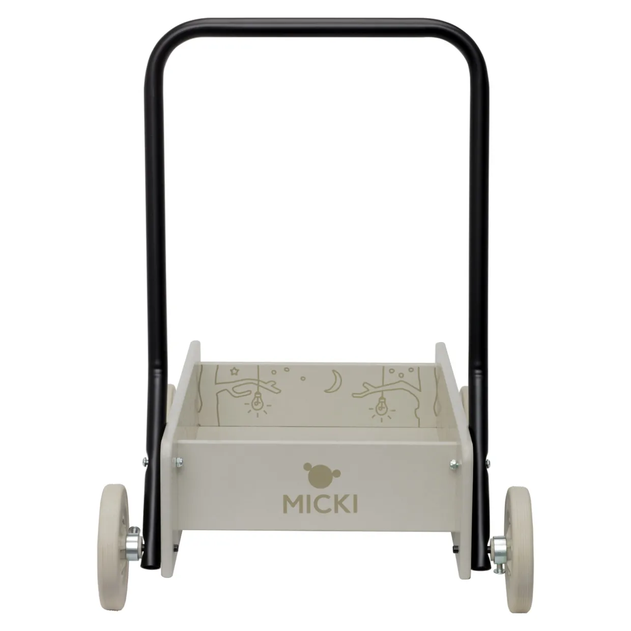 MICKI LÄRA-GÅ-VAGN BEIGE