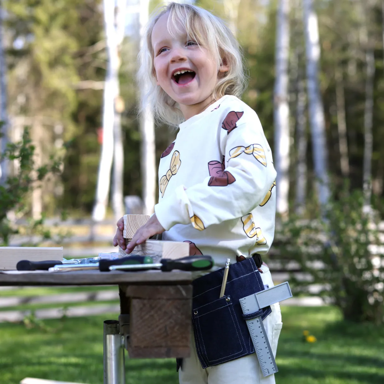 MICKI VERKTYGSBÄLTE MED RIKTIGA VERKTYG