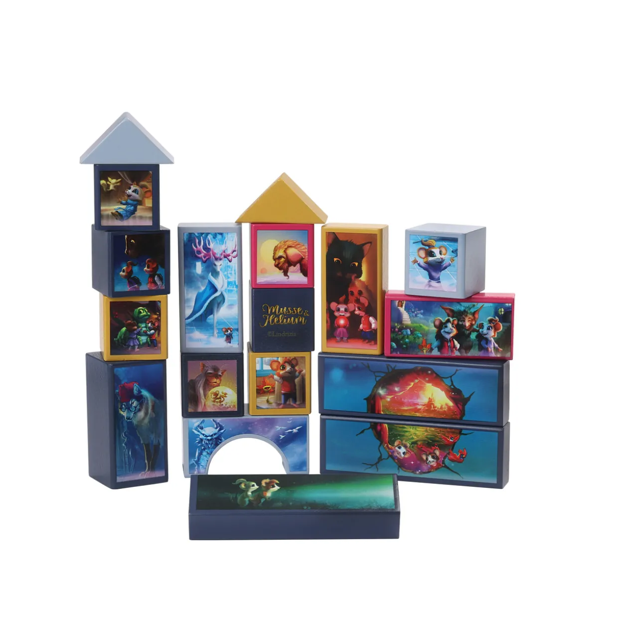 MUSSE & HELIUM BYGGKLOSSAR 30 ST