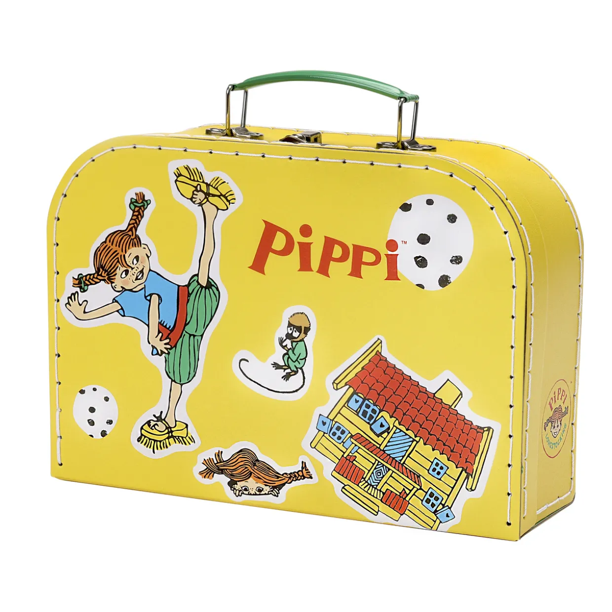PIPPI BARNVÄSKA PAPPVÄSKA GUL 25 CM