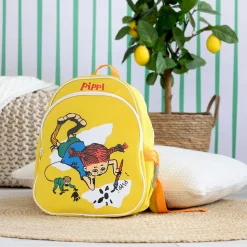 PIPPI BARNVÄSKA RYGGSÄCK GUL