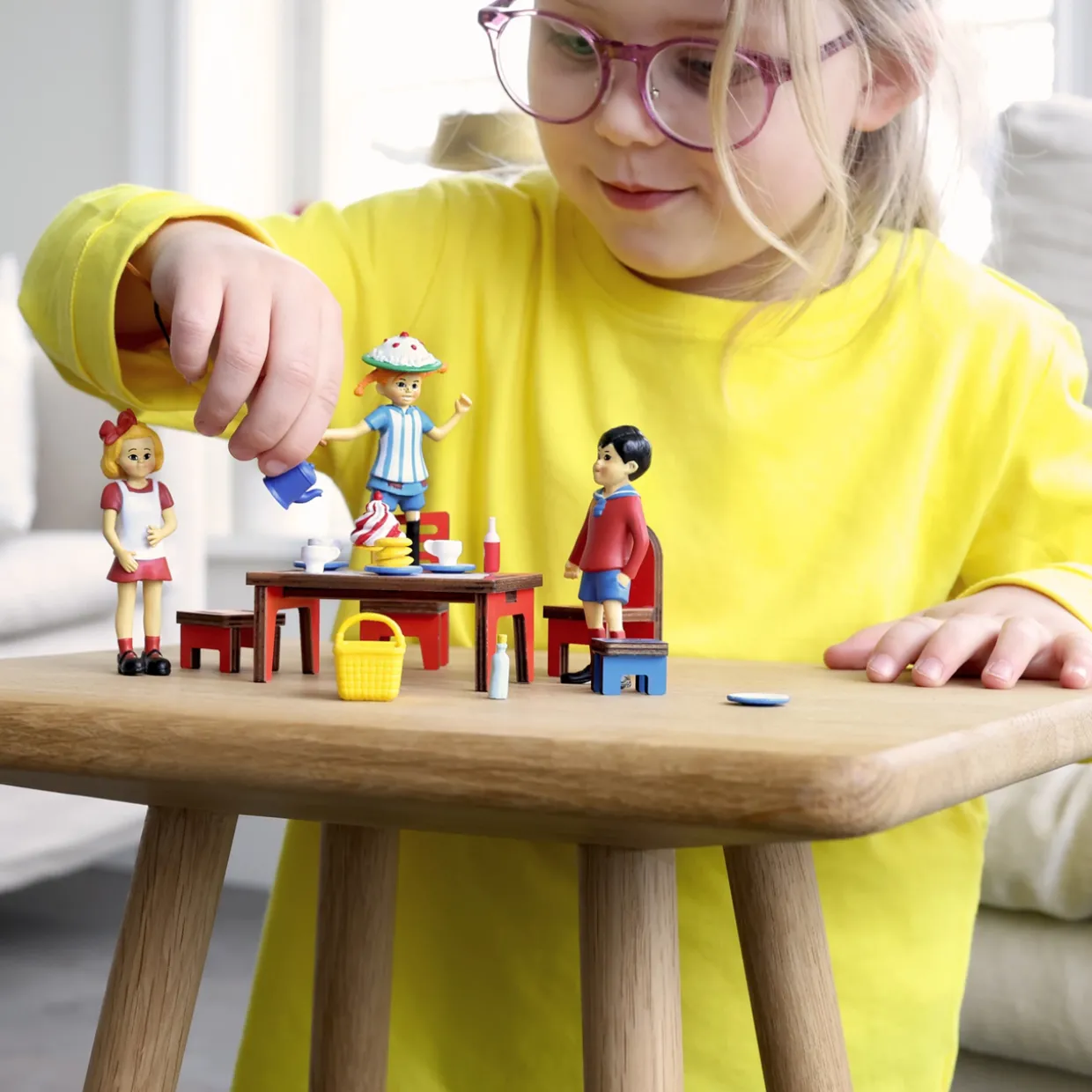 PIPPI FIGURSET TILLBEHÖRSSET FIKA