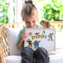 PIPPI MAGNETBOKSTÄVER OCH FIGURER 72 ST