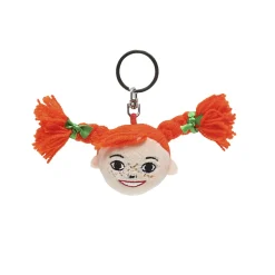 PIPPI MJUKT HUVUD MED NYCKELRING