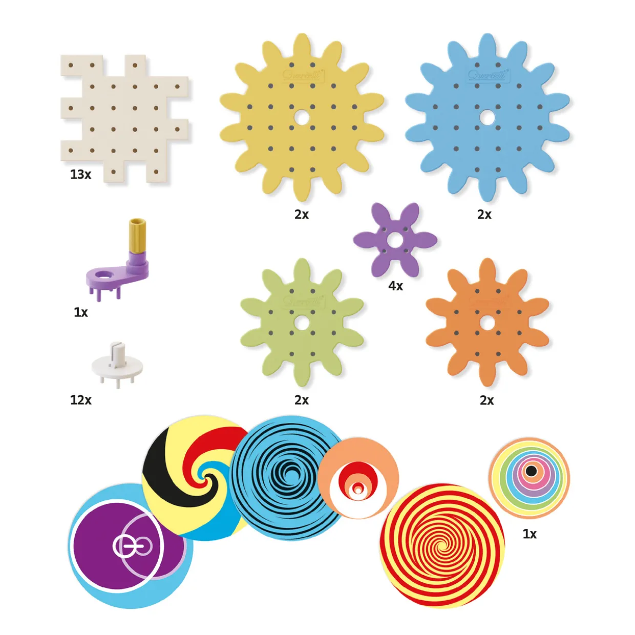 QUERCETTI SPEL KALEIDO GEARS PLAY ECO+