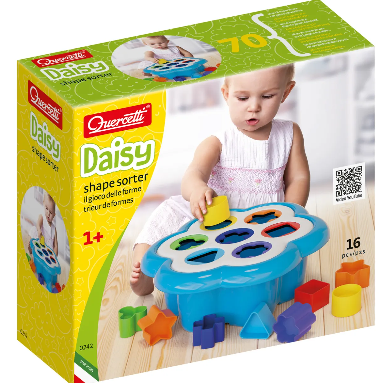 QUERCETTI DAISY PLOCKLÅDA 16 DELAR