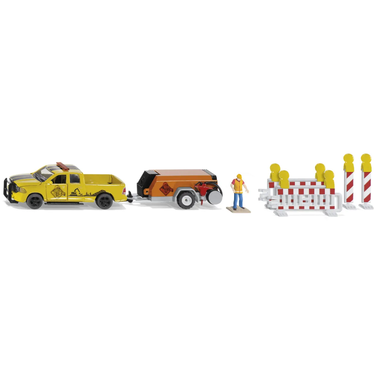 SIKU BIL RAM MED KOMPRESSORVAGN 1:50