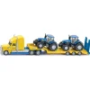 SIKU LASTBIL MED NEW HOLLAND TRAKTOR 1:87