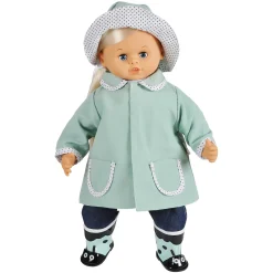 SKRÅLLAN DOCKKLÄDER REGNJACKA & HATT 45 CM