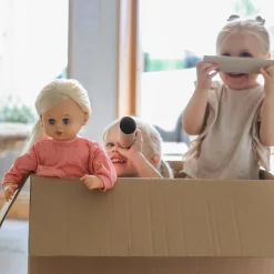 SKRÅLLAN TALDOCKA LJUST HÅR 45 CM